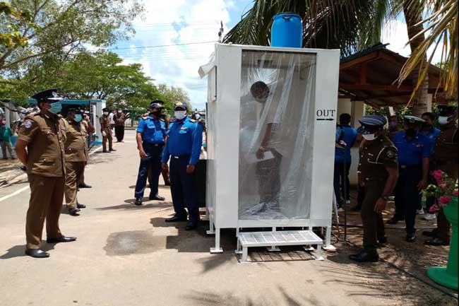 පුත්තලම පොලීසියටත් නාවික හමුදාවෙන් විෂබීජ හරණ කුටියක්