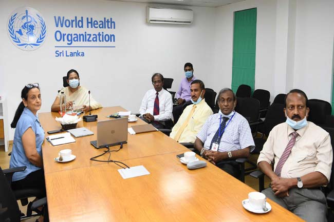සෞඛ්‍ය ඇමැතිනී විදෙස් සෞඛ්‍ය අමාත්‍යවරුන් සහ බලධාරීන් සමඟ විශේෂ සාකච්ඡාවක්