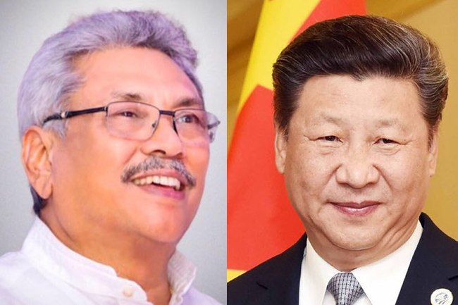 ජනපති හා චීන ජනපති අතර දුරකථන සංවාදයක්