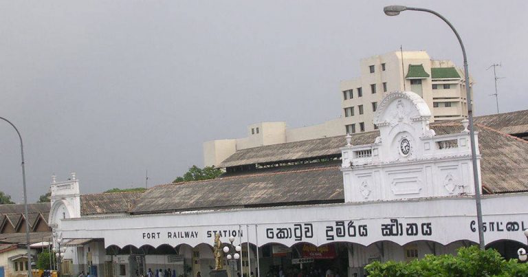 කොළඹ, කොටුවට දුම්රිය ධාවනය වන කාලසටහන