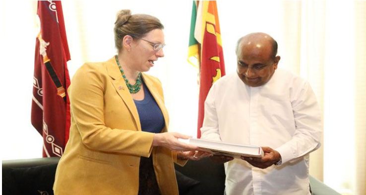 ලංකාවේ අමෙරිකා තානාපතිනි හා කතානායක හමුවෙයි