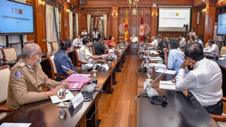 සුවෙන් සිටිමු ඩිජිටල් ව්‍යාපෘතිය ජනපතිට හඳුන්වා දෙයි