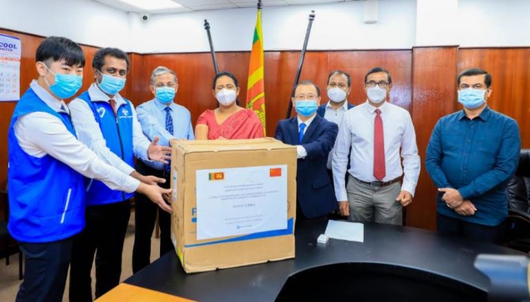 කොළඹ වරාය නගර ව්‍යාපෘතියෙන් මිලියන 4කට අධික පරිත්‍යාගයක් සෞඛ්‍ය අමාත්‍යංශයට