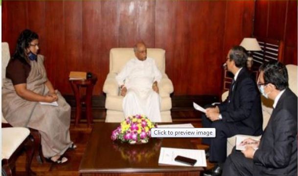 මෙරට තායිලන්ත තානාපතිනිය හා විදේශ ඇමති අතර හමුවක්