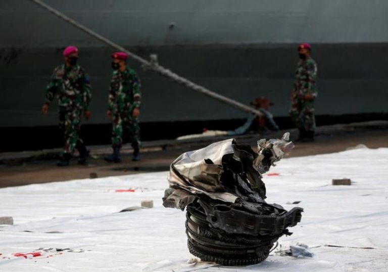 ඉන්දුනීසියා ගුවන් යානය කඩා වැටුණු ස්ථානය