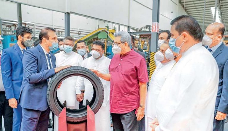 දකුණු ආසියාවේ විශාලතම ටයර් කර්මාන්ත ශාලාව ජනපති අතින් විවෘත කෙරේ