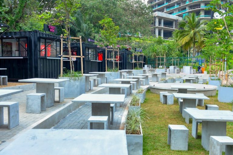 ගාලුමුවදොර ඉදිරිපස අලංකාර නාගරික වන උද්‍යානය (ඡායාරූප)