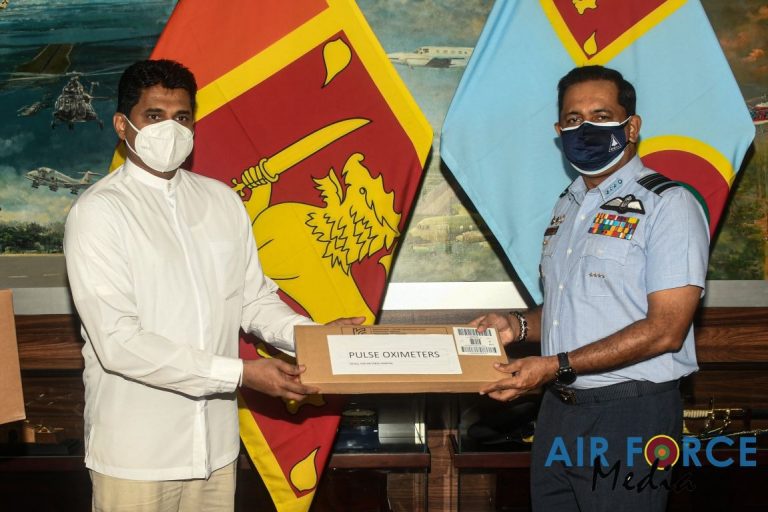 සෞඛ්‍ය අමාත්‍යාංශය විසින් ශ‍්‍රි ලංකා ගුවන් හමුදාවට සෞඛ්‍ය උපකරණ තොගයක් පරිත්‍යාග කෙරේ