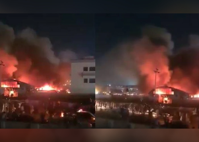 ඉරාකයේ කොවිඩ් වාට්ටුවක ඇති වූ ගින්නකින් 50ක් මරුට