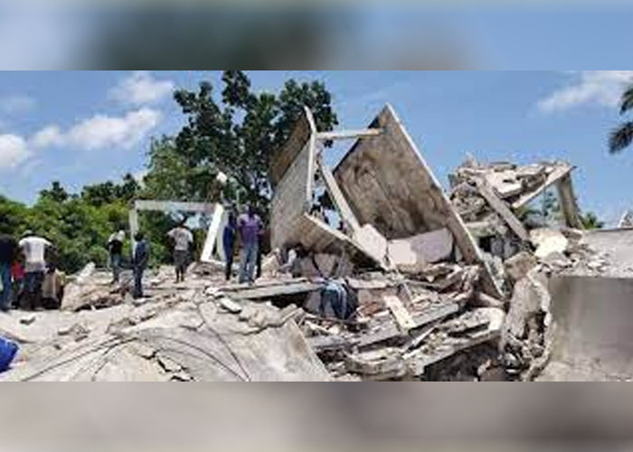 හයිටි රාජ්‍යට බලපෑ භූ කම්පනය හේතුවෙන් මියගිය පිරිස 1,297 දක්වා ඉහළට