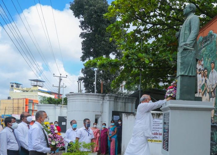 නිදහස් අධ්‍යාපනයේ පියා ආචාර්ය සී.ඩබ්.ඩබ්. කන්නන්ගර මහතාගේ 52 වන අනුස්මරණ දිනය අදයි