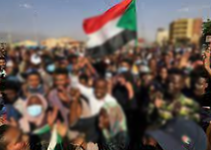 සුඩාන විරෝධතාවකට හමුදාවෙන් වෙඩි ප්‍රහාර