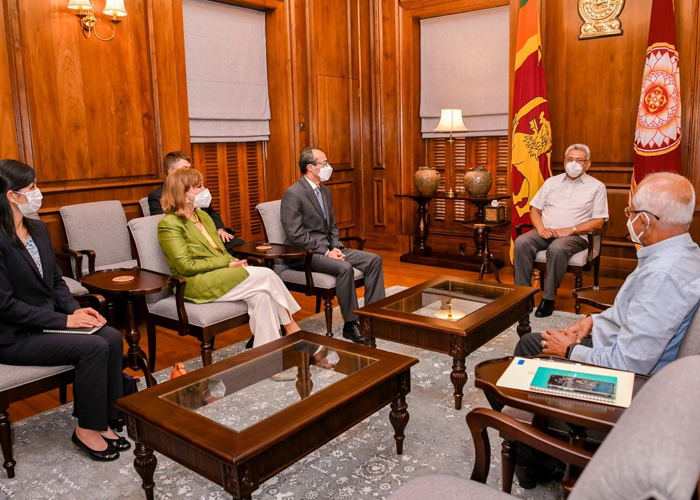 එක්සත් ජාතීන්ගේ සංවිධානය සෑම විටම ශ්‍රී ලංකාවට සමීපයි – සහකාර ලේකම් කලීඩ්, ජනපති ගෝඨාභය හමුවේ කියයි