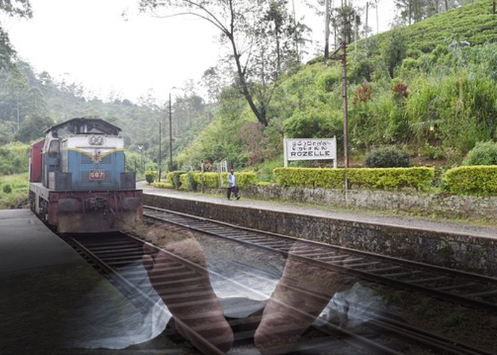 දුම්රියක ගැටී එකම පවුලේ තිදෙනෙක් ජීවිතක්ෂයට