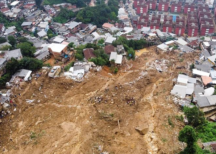 බ්‍රසීලයට අයහපත් කාලගුණ තත්ත්වයෙන් බලපෑම්