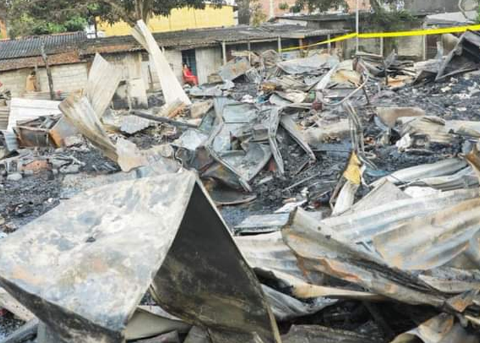 කොළඹ කජීමාවත්තේ ගින්නක්