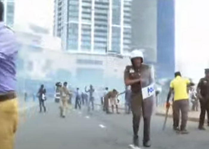 ගාලුමුවදොර අරගලයට එල්ල වූ ප්‍රහාරය සම්බන්ධයෙන් CID විමර්ශන