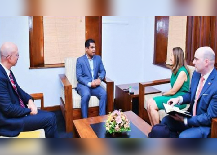 ඇ.එ.ජ. තානාපතිවරිය සහ බලශක්ති ඇමති අතර හමුවක්