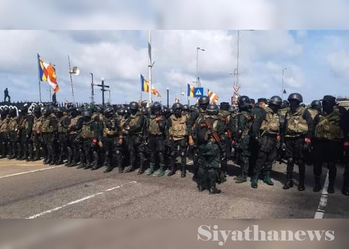 ජනාධිපති ලේකම් කාර්යාලය අසල උණුසුම්