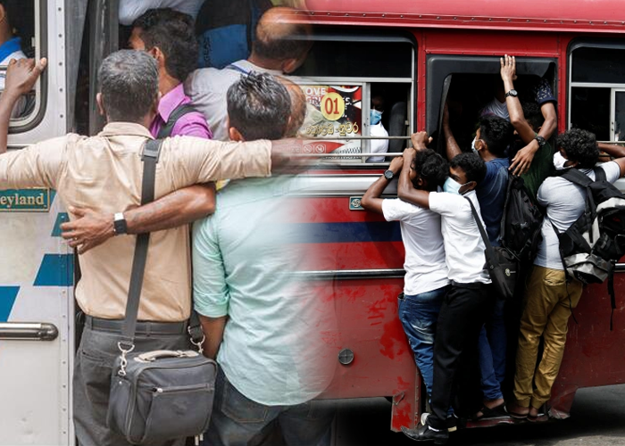 බස් නැතුව දුක් විදින ජනතාව