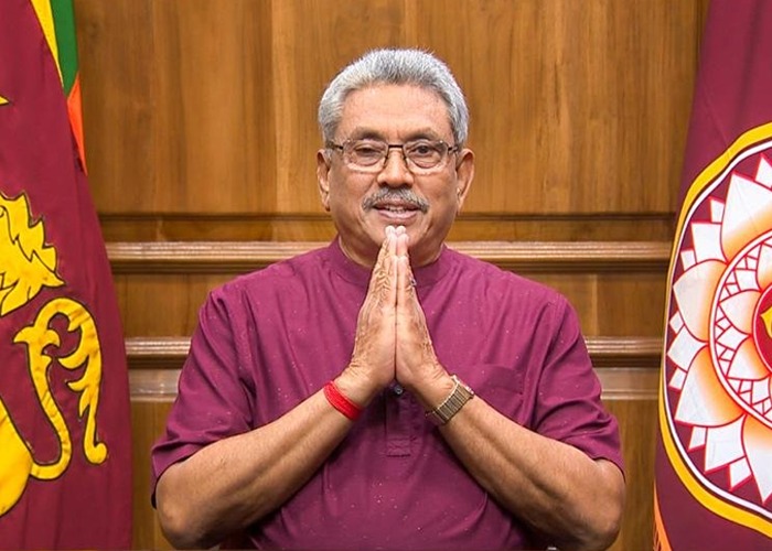 ජනාධිපති ගෝඨාභය රාජපක්ෂ සිය ධූරයෙන් ඉල්ලා අස්වේ