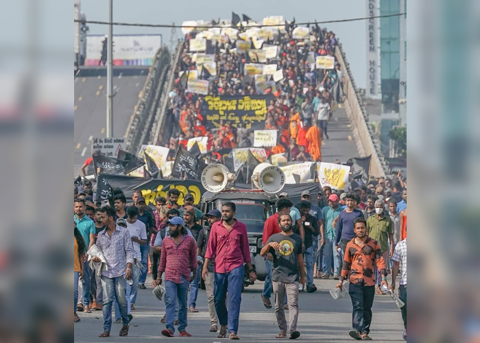 අන්තරේ පා ගමන කොළඹට