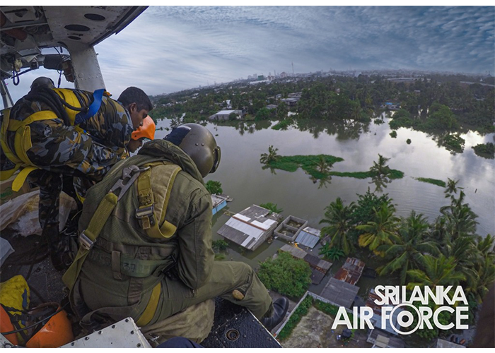 අයහපත් කාලගුණ තත්වය නිසා ඇතිවිය හැකි හදිසි අපදා තත්වයකට මුහුණ දිමට ශ‍්‍රි ලංකා ගුවන් හමුදාව සුදානමින්