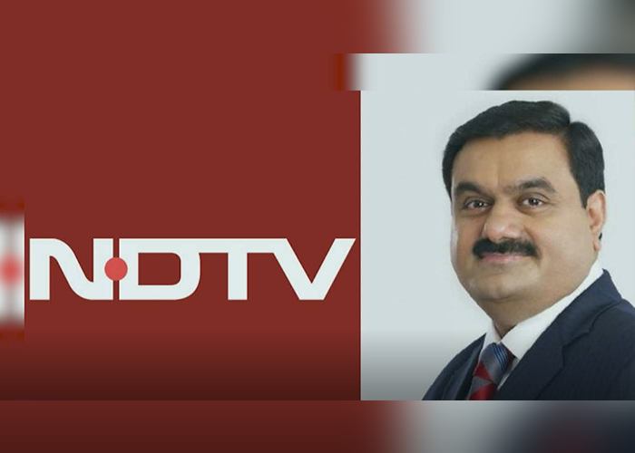 අදානි සමාගම NDTV බහුතර කොටස් ප්‍රමාණයක් මිලදී ගනී