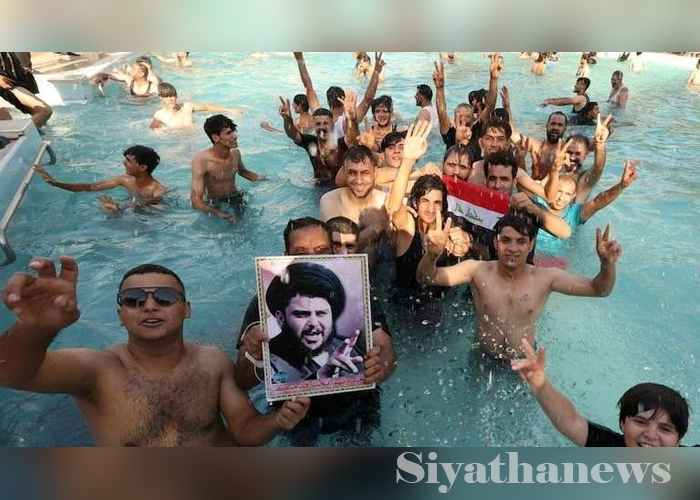 ඉරාක විරෝධතාකරුවන් ජනපති මන්දිරයට