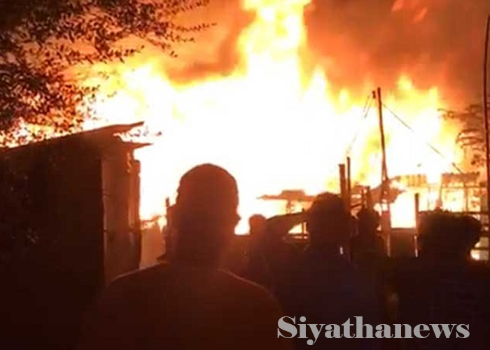 තොටළඟ ගින්නෙන් නිවාස 80කට පමණ හානි