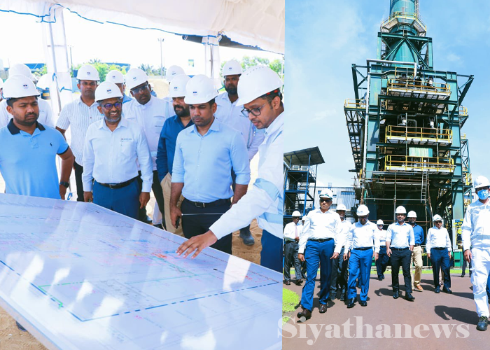 විදුලිබල ඇමති බලාගාරවල නීරීක්ෂණ චාරිකාවක