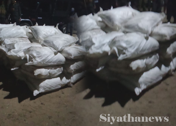 නීති විරෝධීව ගෙන්වූ කහ තොගයක් අත්අඩංගුවට