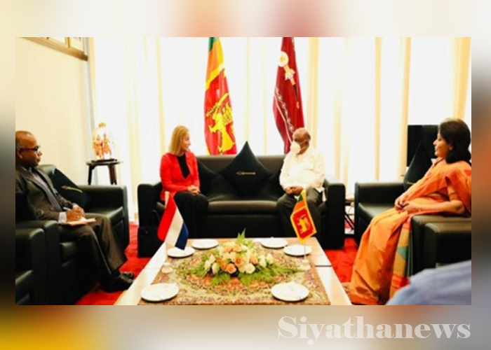 නෙදර්ලන්ත තානාපතිනිය කථානායක හමුවෙයි
