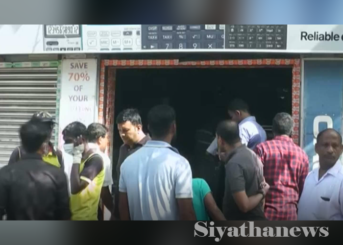 මහනුවර වෙළද සැළක ගින්නක්