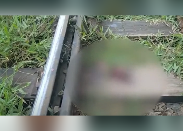 භාණ්ඩ ප්‍රවාහන දුම්රියක ගැටී කාන්තාවක් මරුට