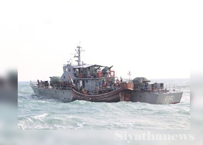 ආපදාවට පත් මියන්මාර් ජාතිකයින් 104 ක් මුදා ගැනීමට නාවික හමුදා සහය