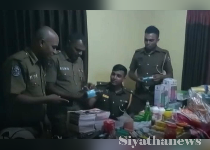වෙළඳසැල්වල භාණ්ඩ සොරාගත් පුද්ගලයින් දෙදෙනෙකු අත්අඩංගුවට