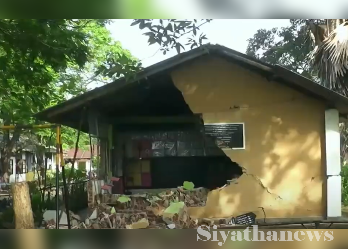 සීගිරිය මධ්‍ය මහා විද්‍යාලයට වන අලි ප්‍රහාරයක්