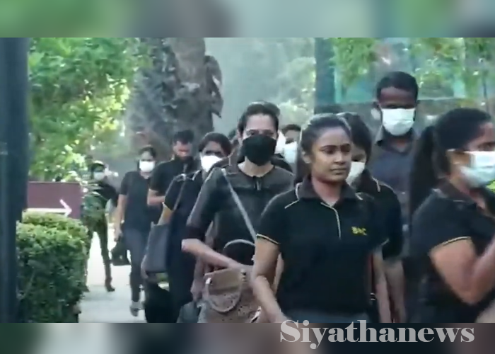 බැංකු සේවකයින් කළු වෙයි