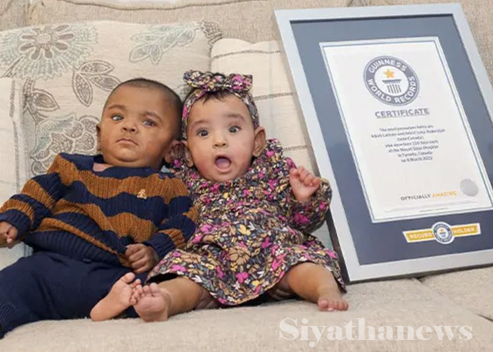 ගිනස් වාර්තා අතරට ගිය කැනේඩියානු නිවුන් දරුවන්