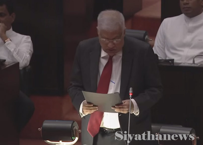 ජනපතිගෙන් අද පාර්ලිමේන්තුවේදී විශේෂ ප්‍රකාශයක්