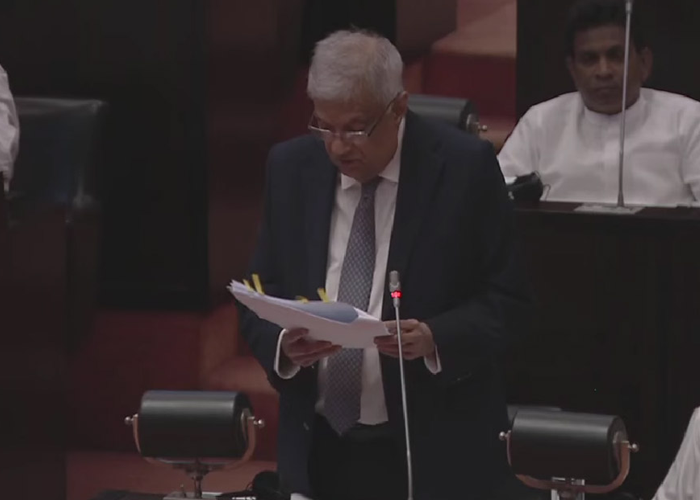 ජනපති පාර්ලිමේන්තුවට