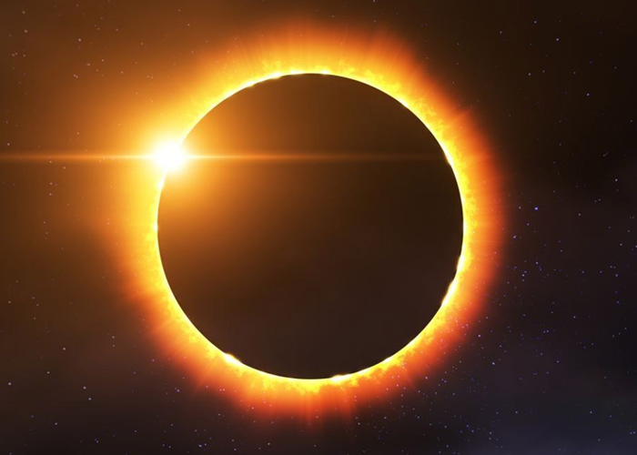 අප්‍රේල් 20 දෙමුහුන් සූර්යග්‍රහණයක්