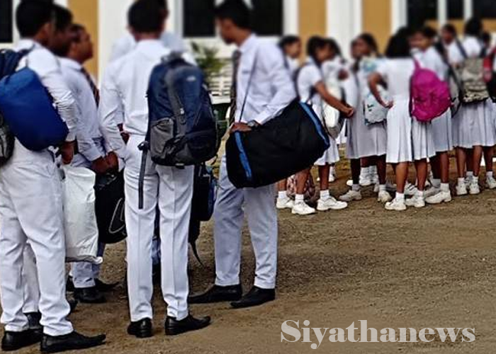 අතරමැදි ශ්‍රේණිවලට ළමුන් ඇතුළත් කිරීම ගැන නිවේදනයක්