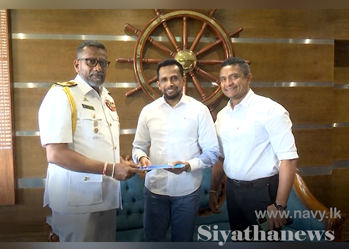 වොයිස් ඔෆ් ඒෂියා මාධ්‍ය ජාලය මඟින් නාවික හමුදා සුභසාධක අරමුදලට මුදල් පරිත්‍යාගයක්