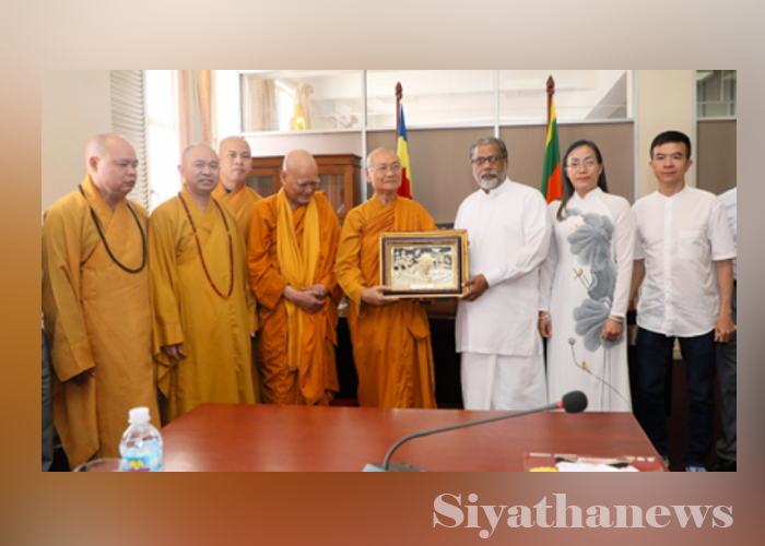 වියට්නාම් දූත පිරිසක් මෙරටට