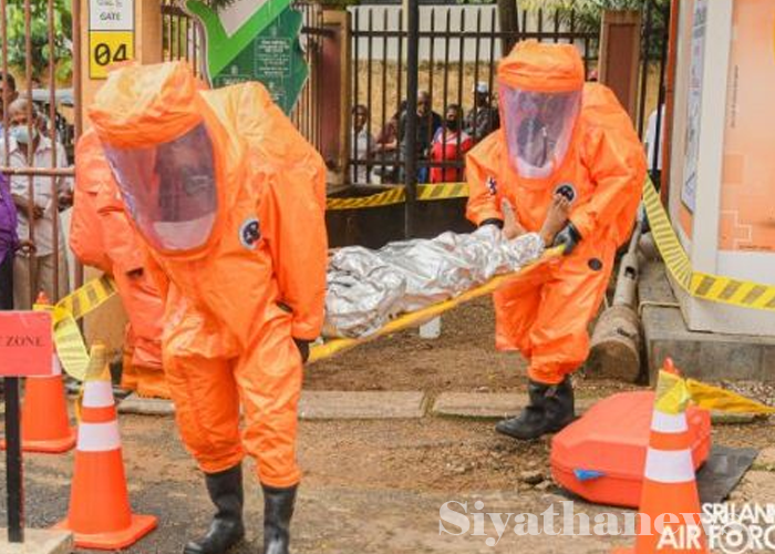 ශ්‍රී ලංකා ගුවන් හමුදාව කොළඹ ජාතික රෝහල සමග එක්ව පුහුණු අභ්‍යාසයක්