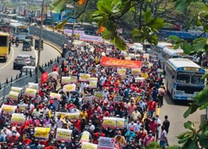 මැතිවරණය නොපැවැත්වීමට එරෙහිව ජාතික ජනබලවේගය අද පාරට