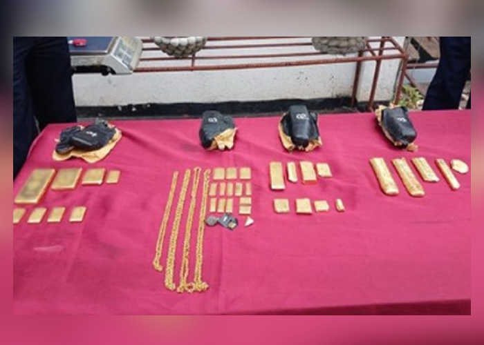 රත්‍රන් කිලෝ 08ක් සමග දෙදෙනෙක් අත්අඩංගුවට