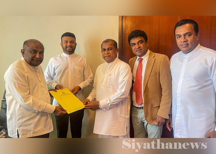 කෙහෙළියට එරෙහි විශ්වාසභංගය කථානායකට